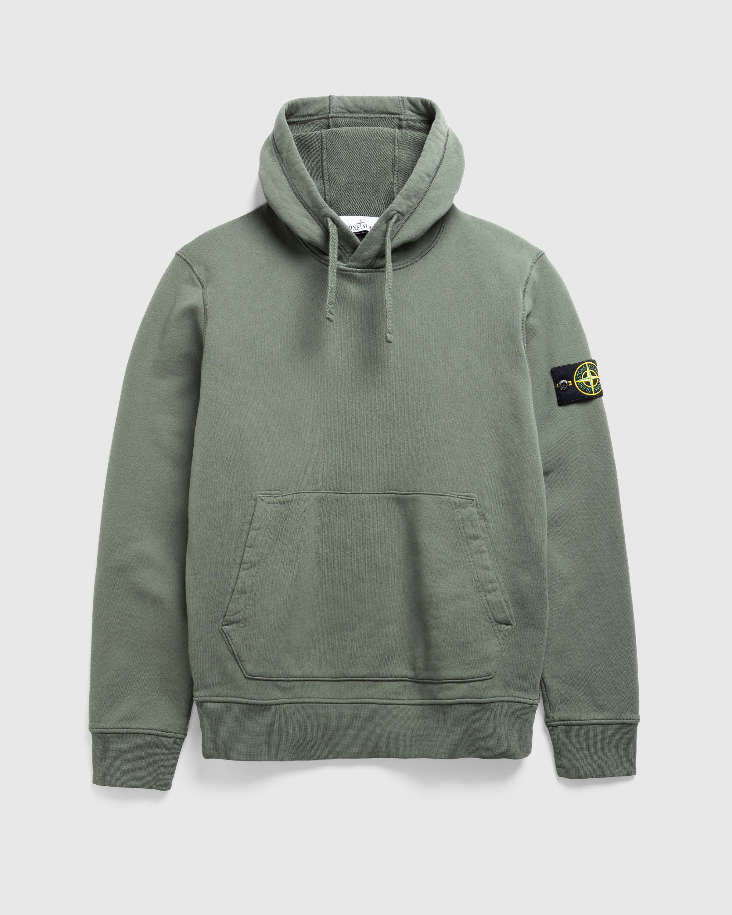 Stone island hoodie on sale olive